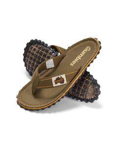Gumbies Men's Islander flip-flop - Classic Khaki 
